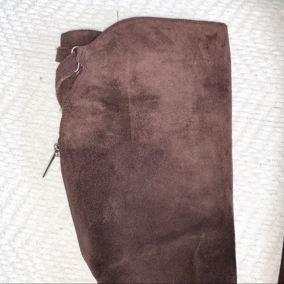 Calvin Klien Row Suede High Boot Dark Brown 9M - Picture 3 of 16